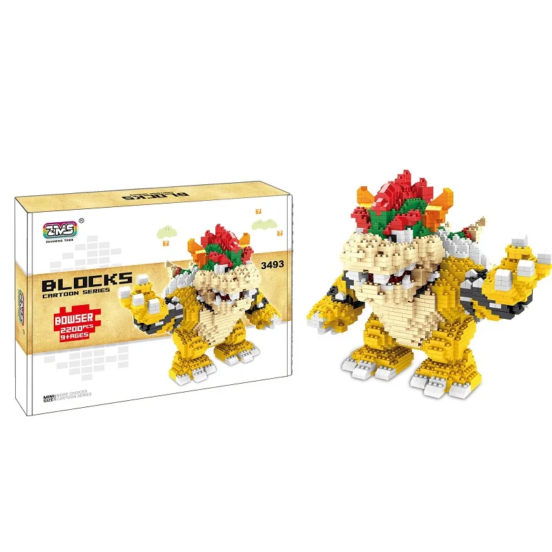 thumbnail image 1 of Bloques mágicos ZMS, bloques Yoshe, Marie Bowwser, microbloques, juguetes de construcción de bricolaje de Anime, juguetes, figuras de subasta, regalos para niños, 1 of 5