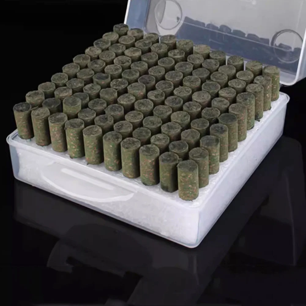 50/100 Stück Gummi-Metallbürsten Schleifwerkzeuge für Holzbearbeitung Schleifscheiben zum Schärfen von Bits Mini-Glaspoliermaschinenköpfe 3mm – Detail 12