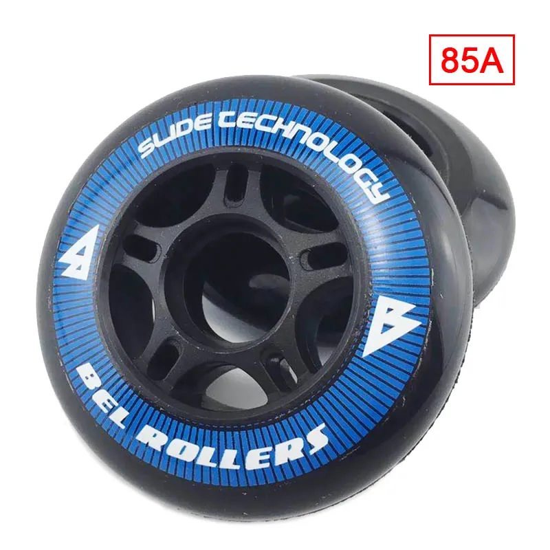 84A 85A 90A Inline Skates Wheels 72 76 80 mm Rubber Roller Sliding Slalom Skating Wheels Street Asphalt Road Skating roller skating wheels