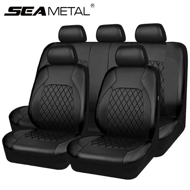 Set coprisedili per Auto universali in pelle PU protezione per cuscino del  sedile Auto impermeabile compatibile con Airbag per accessori interni Auto  - AliExpress