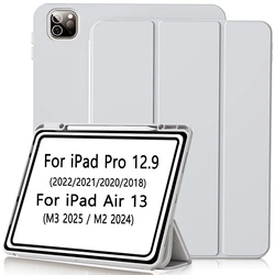 Sleek Protective Tablet Case with Pencil Holder (Light Gray)