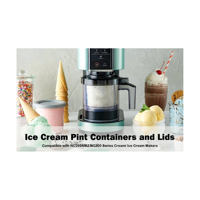 Ice Cream Containers For Homemade Ice Cream Reusable Ice Cream Containers  With Lids - Ice Cream Storage Containers For Freezer 1.5l