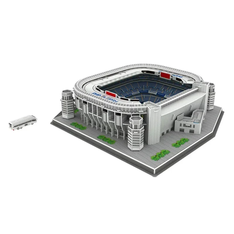 Santiago Football Stadium 3D Jigsaw Model Toys  Decoration Gift Big Size SZ 3