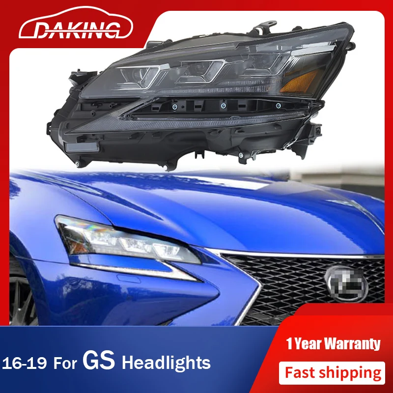 

Стайлинг автомобиля фары для Lexus GS350 светодиодный фары 2016-2019 передняя лампа DRL сигнальная лампа объектив проектора автомобильные аксессуары