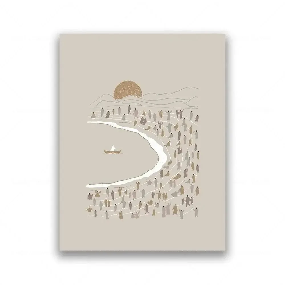 Divine Grace: Modern Christian Wall Art Canvas Print