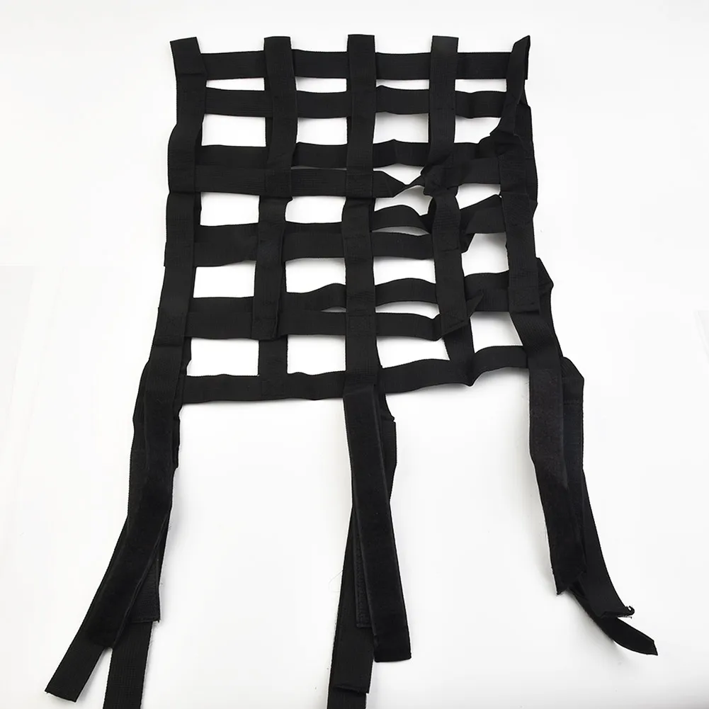 블랙 루프 네트 자동차 152cm x 43cm, 지프 랭글러 TJ JK JL 다기능 위빙 카고 액세서리, 내구성