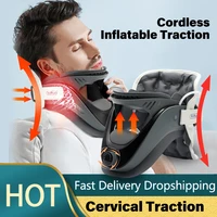 Neck Traction Device Inflatable Cervical Vertebra Tractor Support Stretcher Posture Corrector Cervical Collar Stretch Neck Care 1