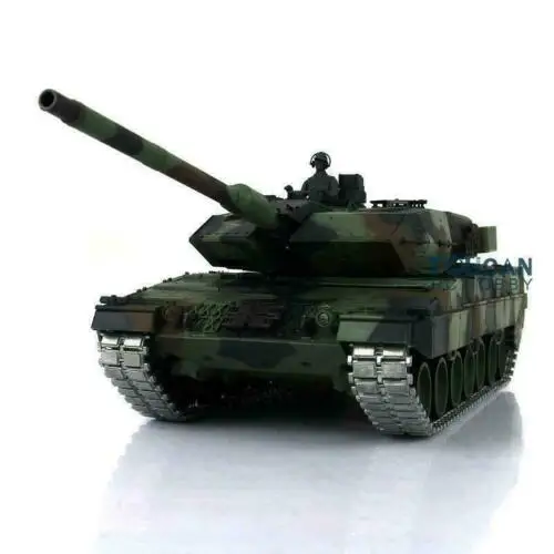 Heng Long 1/16 7.0 Upgraded Leopard2A6 RC Tank 3889 W/ 360° Turret Barrel Recoil Ready to Run Model TH17582 5