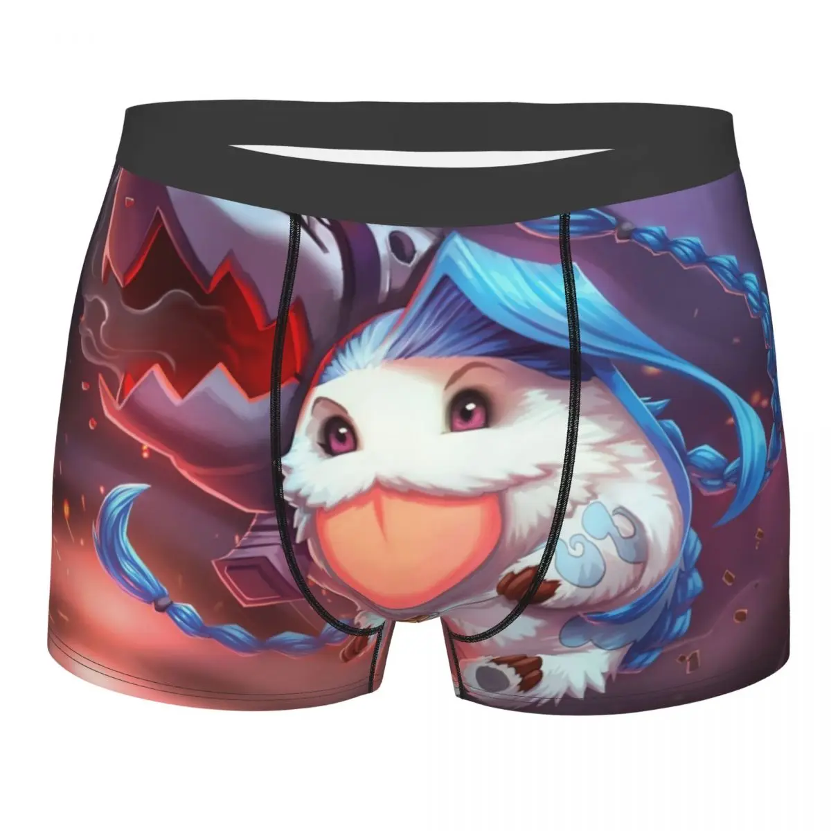 

League Of Legends Multiplayer Online Battle Arena Game Jinx Underpants Cotton Panties Men's Underwear Ventilate Shorts