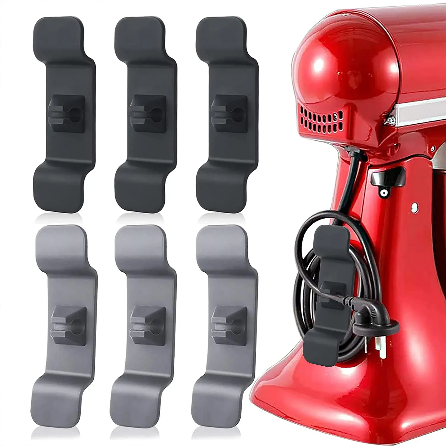 Cord Organizer Cable Wrap Attachment Cord Wrapper Power Cable Holder Clip Tidy Wrap Storage For Mixer Blender Kitchen Management