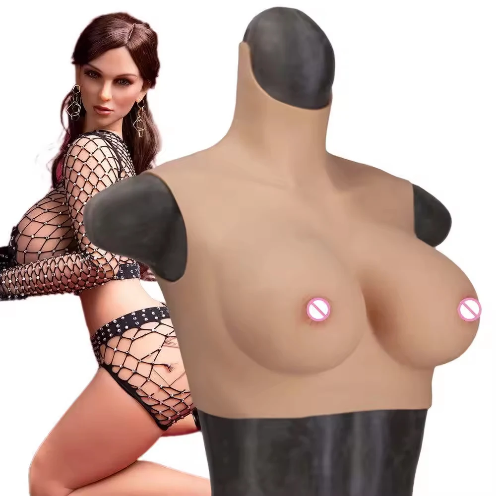 

Crossdress for Men Sissy Shemale Silicone Breast Forms Artificial Fake Boobs Crossdresser Drag Queen Transgender Cosplay Chest