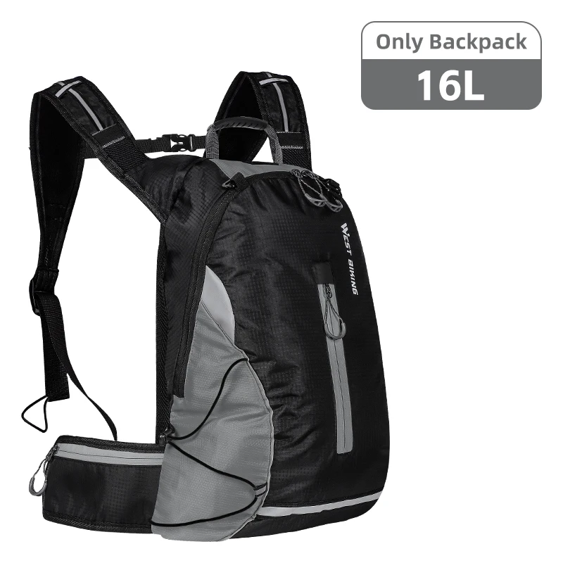 Gray backpack
