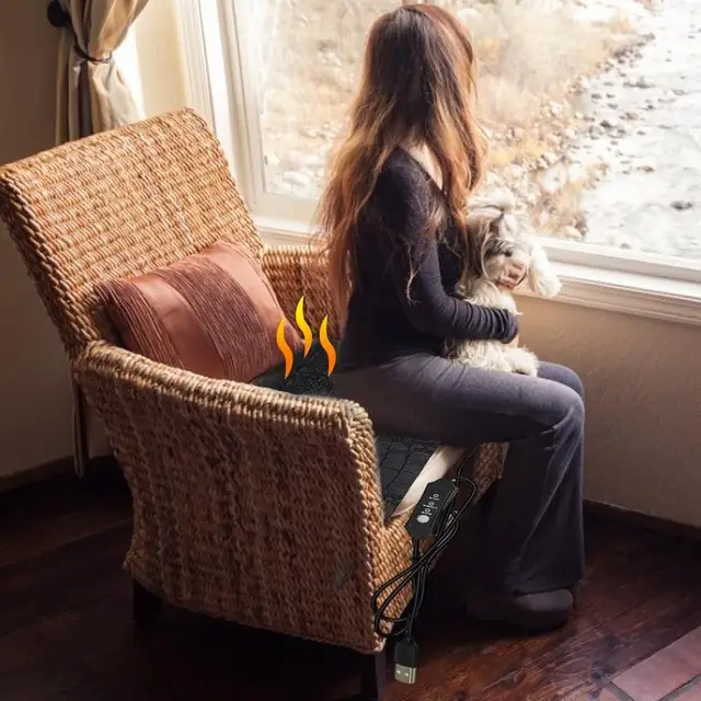 Hüllőfűtőpad Elektromos Fűtőpad Ruhákhoz Hőmérséklet Állítható Kutya Macska Időzítő Hordozható Fűtőpadgal - Image 5