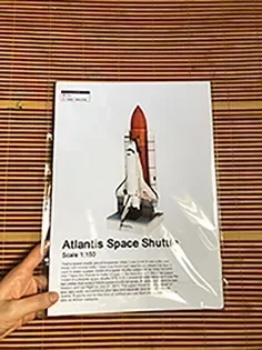 1:150 3D Paper Space Shuttle Atlantis Rocket DIY Puzzle Card Model Building Sets Construction Educational Toys gift