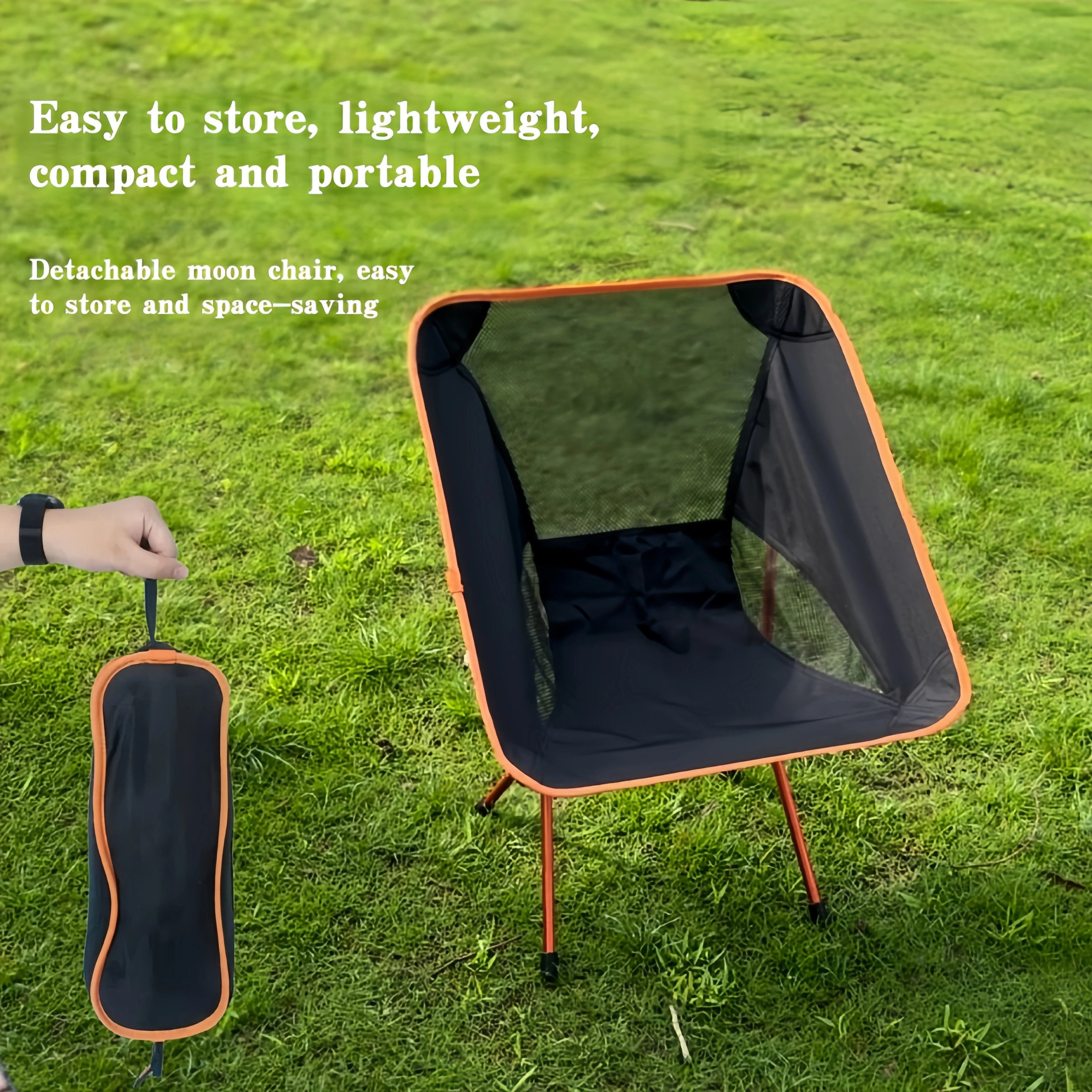 Outdoor chairs, beach chairs, lightweight and practical, easy to carry. Made of high-quality fabric, outdoor folding chairs 3