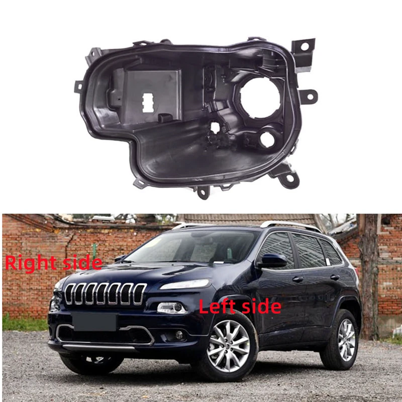 

For Jeep Cherokee 2016 2017 2018 Headlight Base Headlamp House Car Rear Base Auto Headlight Back House