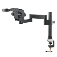 Articulating Arm Clamp Microscope Bracket 76mm 50mm Focusing Holder For Stereo Microscope Monocular lens Video Microscope Camera 1