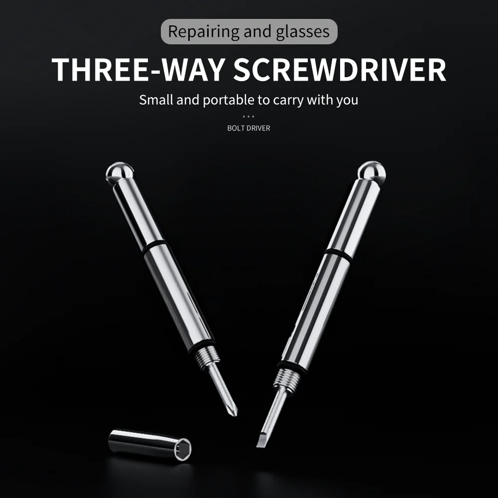 Set Cacciaviti A Penna 11 Cm - 8 Punte Per Riparazioni Elettroniche, Occhiali E Piccoli Lavori, Compatto E Pratico - Foto 8