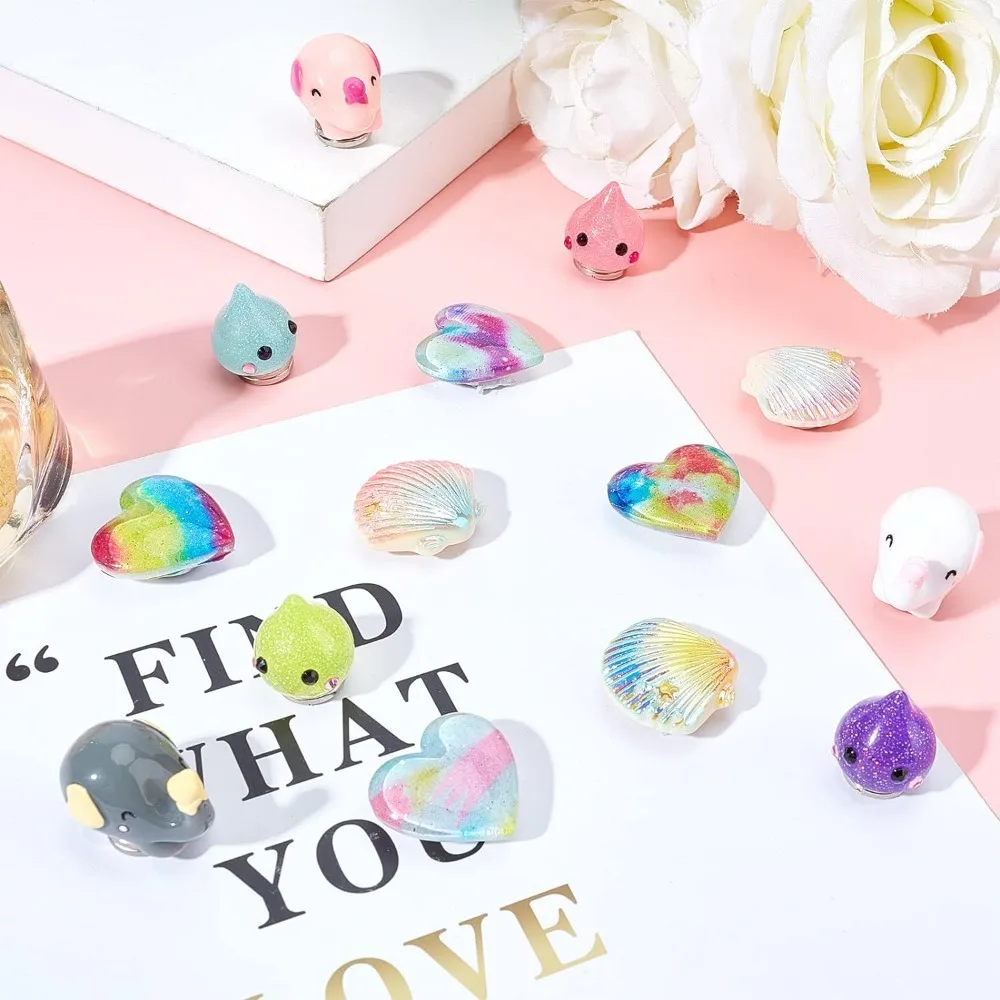 1 Set Diamond Magnet Cover Painting Magnetic Locator Stitch Glitter Art Magnet Cover Minders for DIY Diamond Drawing Accessories