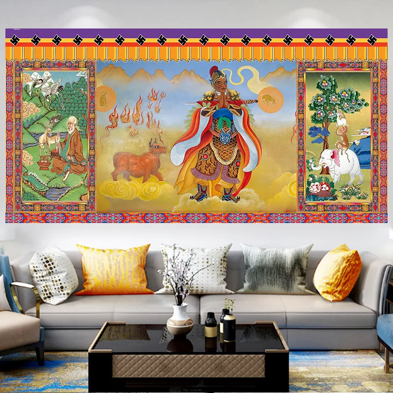 Bouddhisme Thangka Tapisseries, Tapisseries Thangka, Broderie En Soie Tibet Tissu Tibétain Bouddhisme En Soie Sakyamuni Bouddha Tangka Thangka Murale Feng Shui Wall G Art Mural For La Décoration Intér