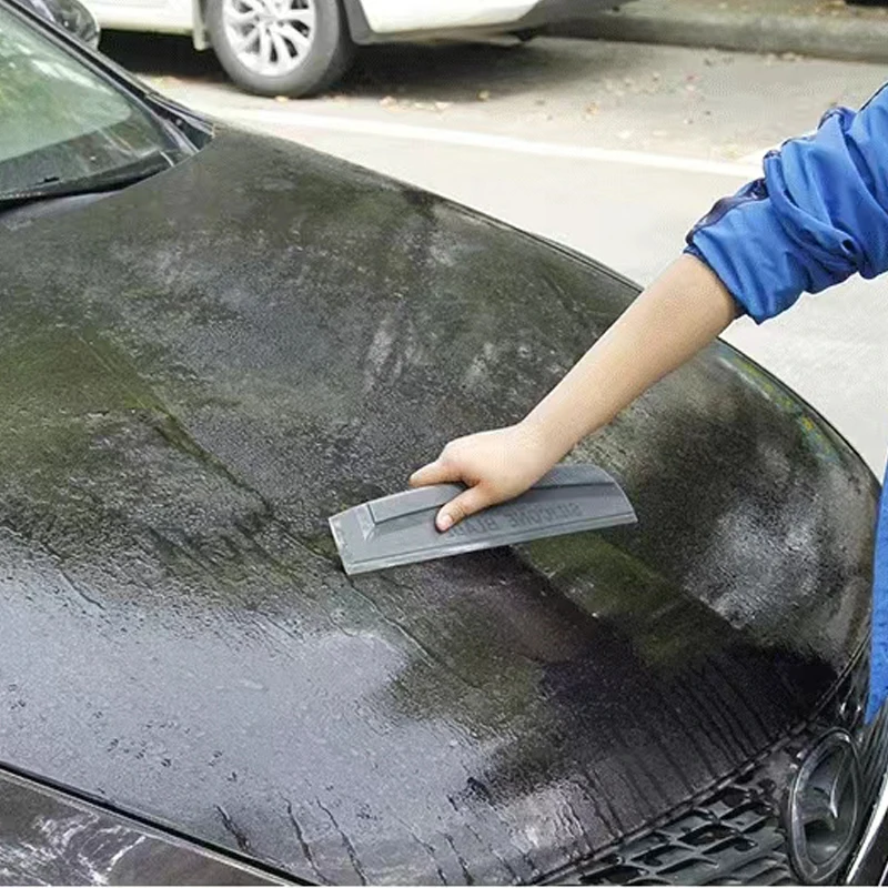 Car Wrapping Tools Non-Scratch Soft Silicone Handy Squeegee Water Window Wiper Drying Blade Clean Scraping Film Scraper