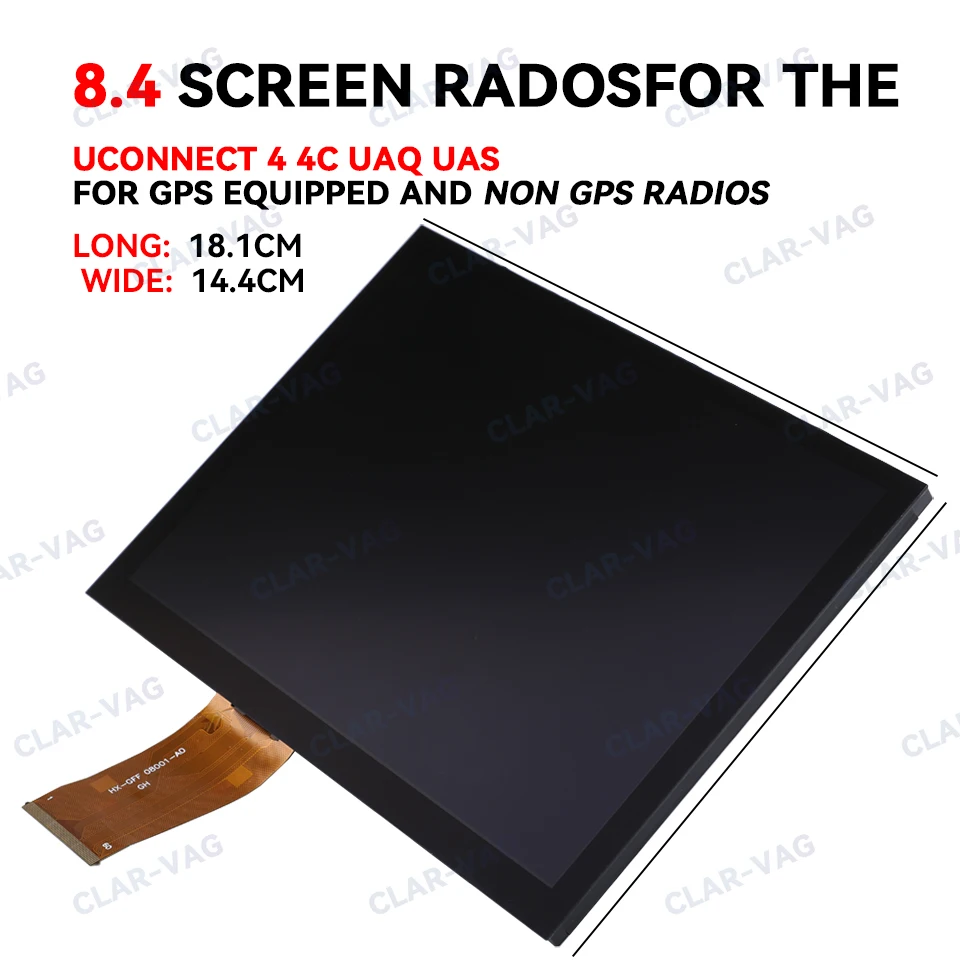 LCD Display Touch Screen Digitizer Car Display Monitor 8.4Inch For Chrysler Dodge Jeep