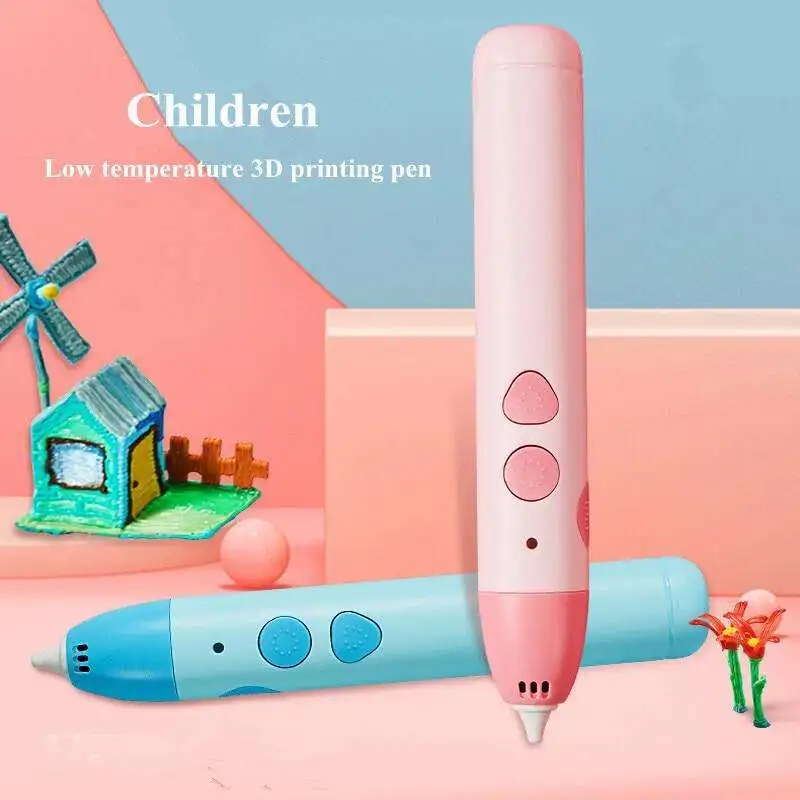 새로운 스타일의 3D 프린팅 펜, 어린이 교육용 DIY 저온 드로잉 펜슬 장난감, 사용하기 쉬움, 어린이 생일 선물로 이상적