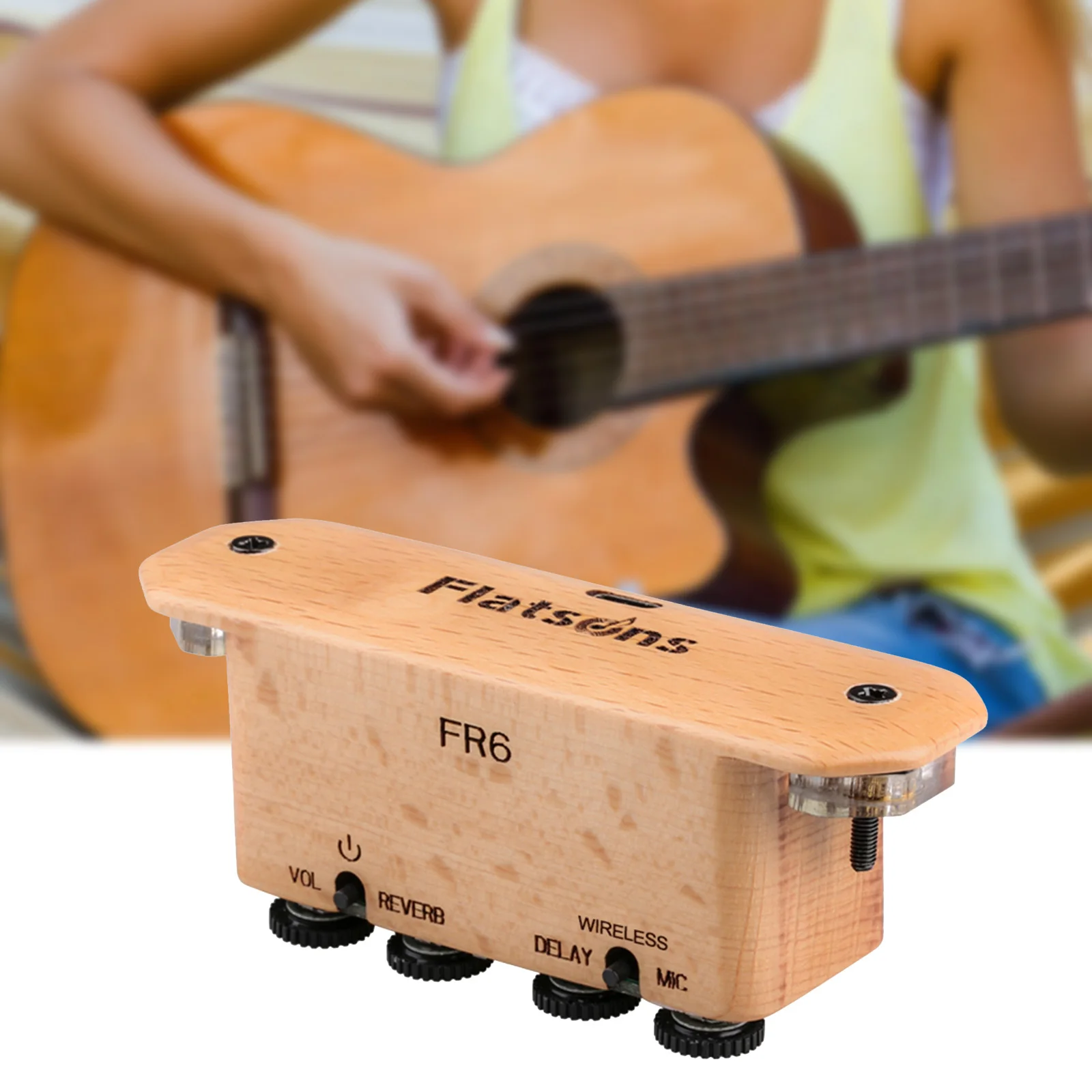 FlatsonsFr6BtGuitarPickupforElectricGuitarwithReverberation