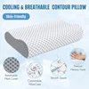 Neck And Shoulder Pain Relief Memory Sponge Pillow Slow Rebound Breathable Deep Sleep Neck Pillow Soft Cool Neck Pillow 3