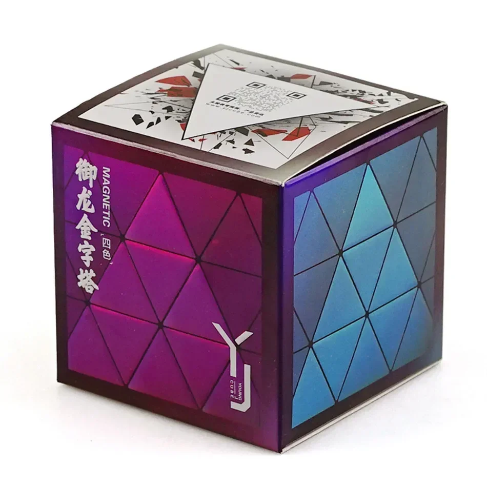 [ECube] YJ Yulong V2M Magnetic Magic Pyraminx Cube Stickerless YJ Magnets Puzzle Speed Cubes For Children Kids Gift Toy 6