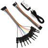 Test Hook Clip Logic Analyzer Test Folder for Jumper Wire Dupont Cable for USB Saleae 24M 8CH 6