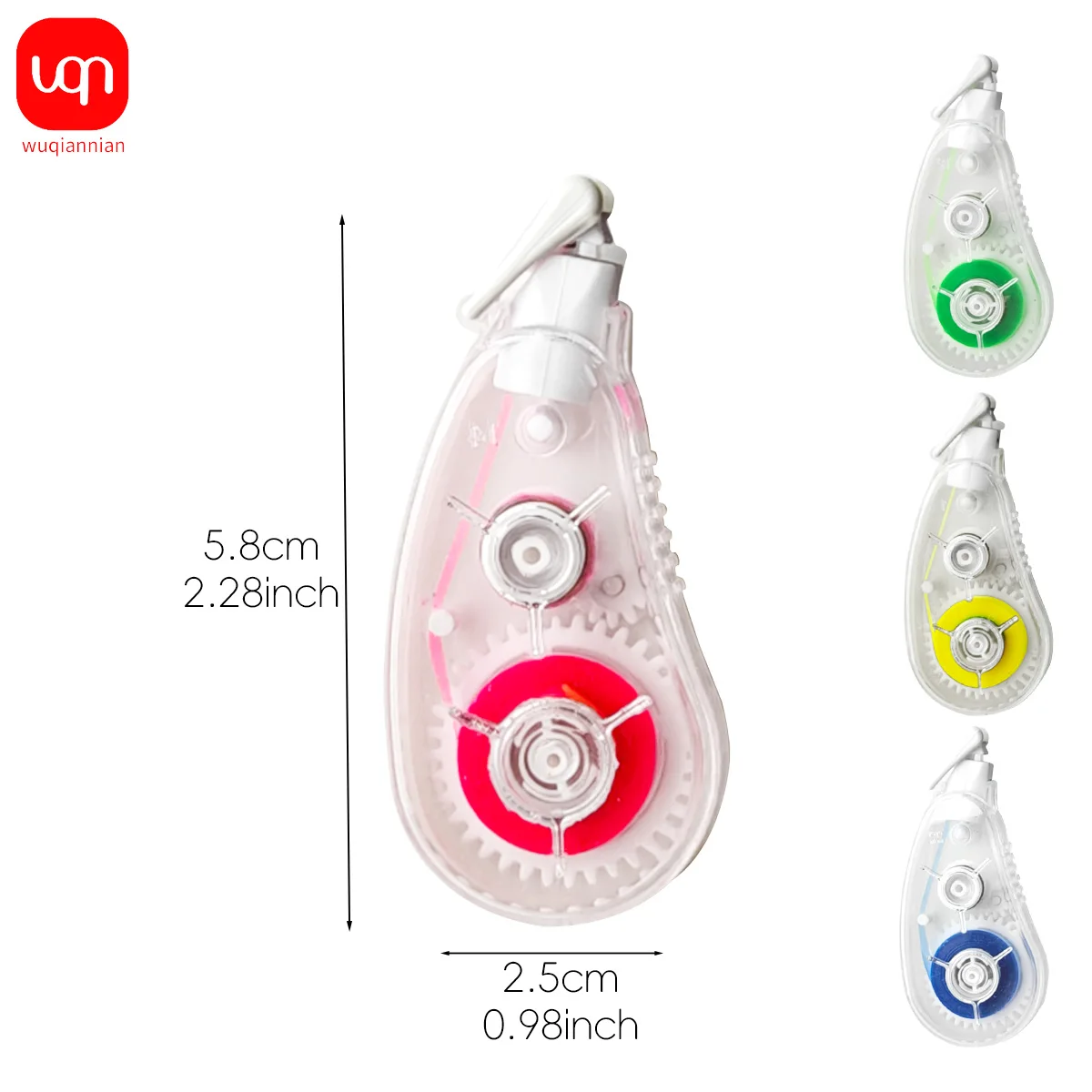 kawaii Highlighter Correction Tape Cute Multi Labeling Marking Masking Tape Erasable Marker Silky for School Office