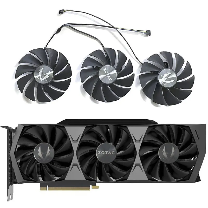Placa Gráfica Ventilador de Refrigeração Novo Ventilador Gpu 4pin Cf9015h12s Ga92s2u dc 12v 0.46a Zotac Rtx 3090 3080 Trinity Rtx 3070