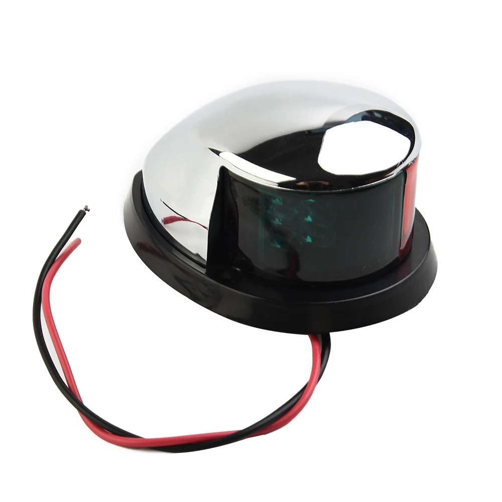 Bogen LED Navigation Segel licht LED Navigation Segel licht Marine Boot Kunststoff rot grün mit Chrom Gehäuse – Detail 16
