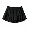 Zoki Sexy Women Pleated Skirts High Waist Summer Vintage Mini Skirts Korean Tennis Student White Designed Dance Skirt 5