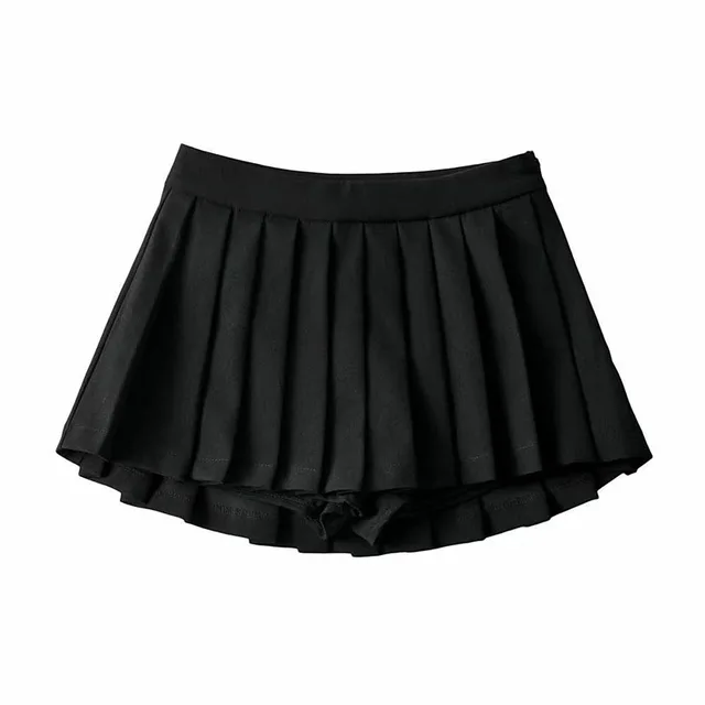Zoki Sexy Women Pleated Skirts High Waist Summer Vintage Mini Skirts Korean Tennis Student White Designed Dance Skirt 5