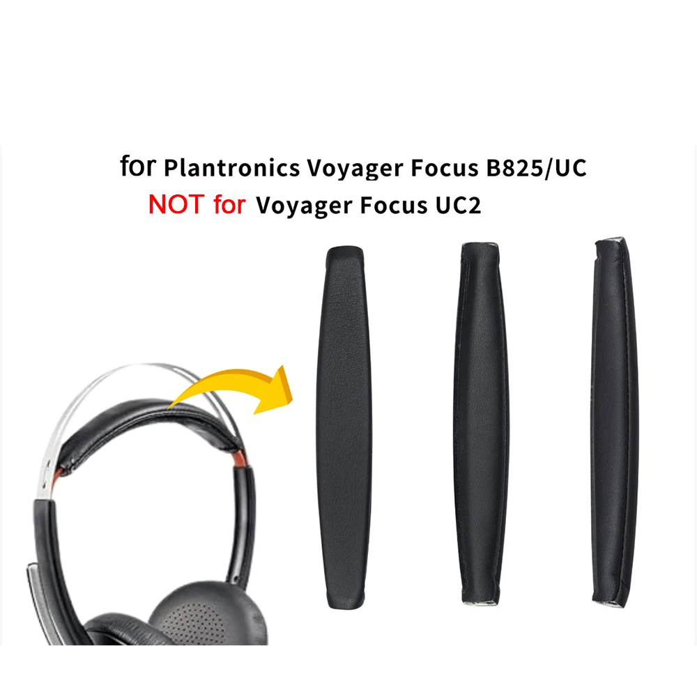 Headphone Replacement Headband Pad for Plantronics B825/B825UC, Hook & Loop Cushion, Comfort Upgrade Head Band
