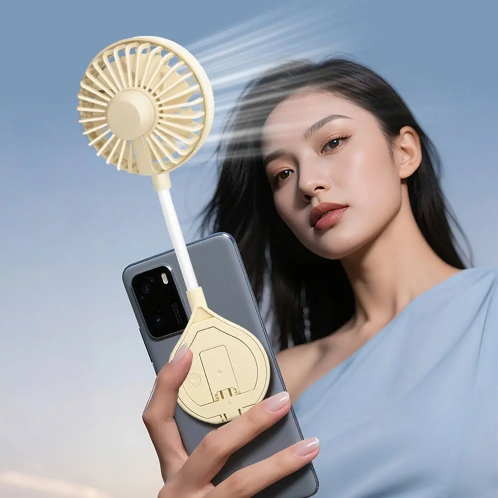 3단 속도 2 in 1 마그네틱 팬 홀더 조용한 작동 조절 가능한 휴대용 전기 팬 다기능 유연성