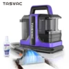 TASVAC C7 Portable Carpet & Upholstery Cleaner Machine, Spot And Stain Deep Cleaner With Two Brushes & Remover Formula For Pets, 1