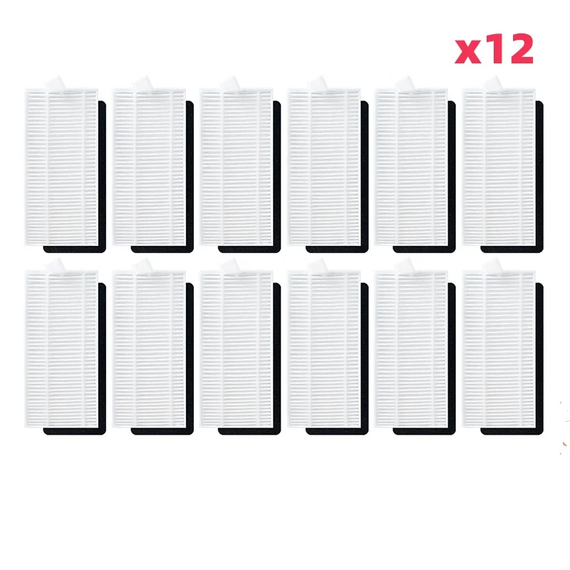 Robot Vacuum Spare Parts - Roller Brush, Side Brush, HEPA Filter, Mop Rag