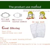 Tcare 10Pcs/Lot 5 Layers PM2.5 Filter Mask Paper Activated Carbon Adult Kids Masks Anti Dust Haze Mouth Mask Face Mask Filters 5
