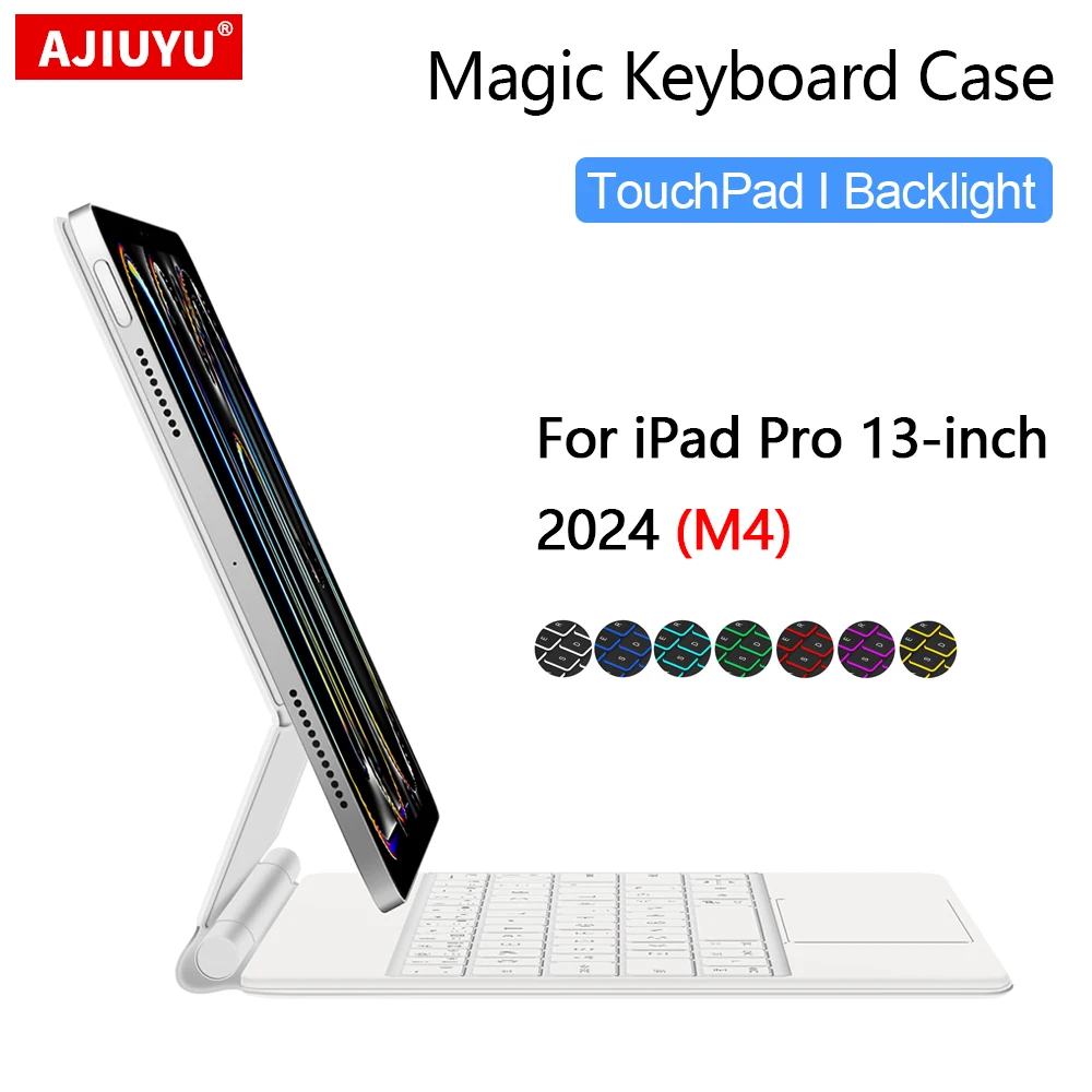 Magic Keyboard Folio für neue iPad Pro 13 Zoll M4 Magnet gehäuse 