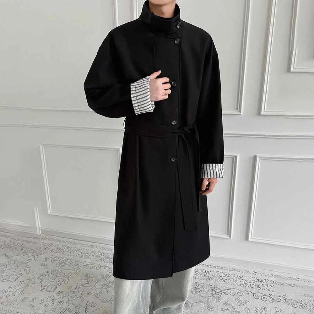 Autumn Long Coat American Retro Fashion Trend High Street 5