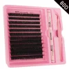 QIUNING Eyelash Clusters Kit Fluffy Individual Lashes Lash Bond and Seal and Remover Faux Mink Lashes Eyelash Extension DIY