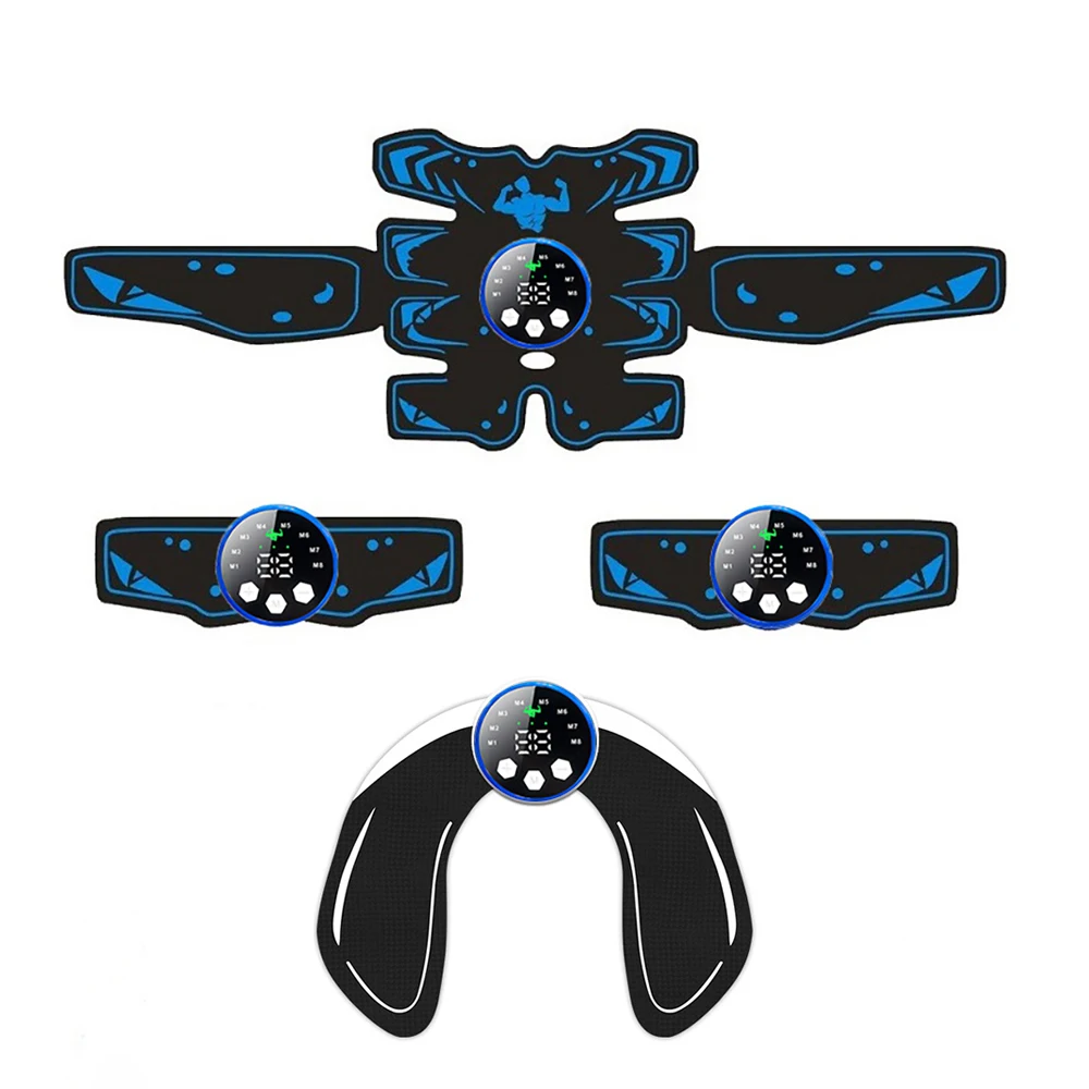 Smart EMS Muscle Stimulator Electric Fitness Abdominal Trainer ABS Neck Arm Leg Stickers Body Massager Fitness Slimming Shaping