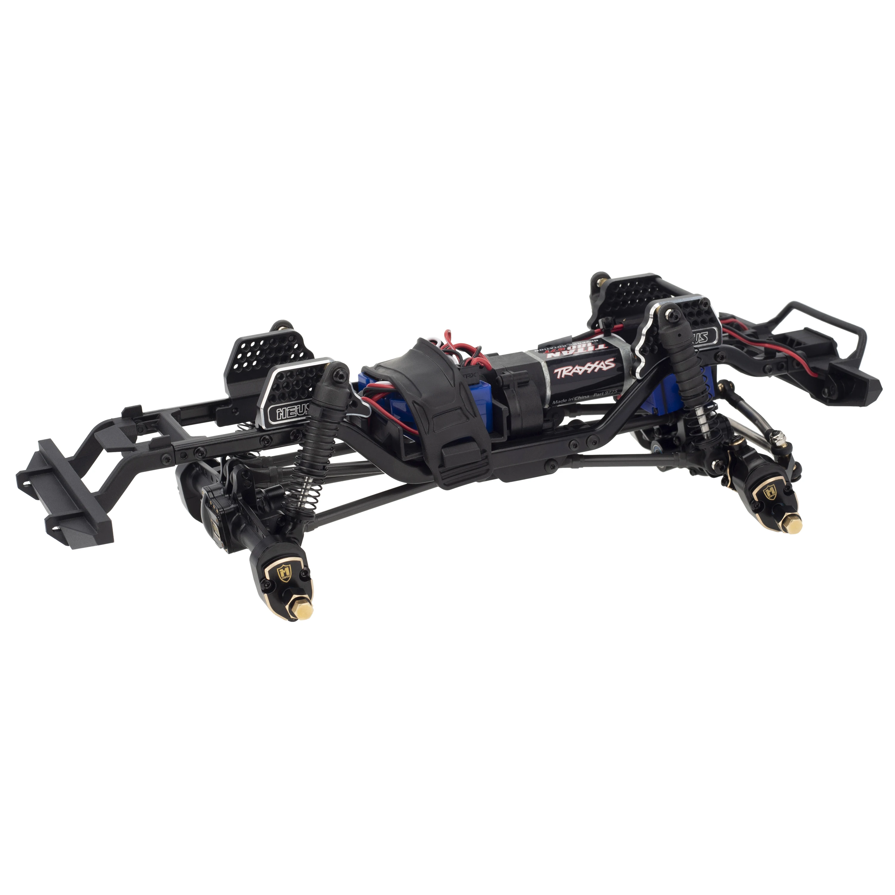 MEUS RACING 5mm ISO V2 TRX4M Axles - Adjustable Servo Mount For TRAXXAS 1/18 TRX4M RC Crawler, Silver