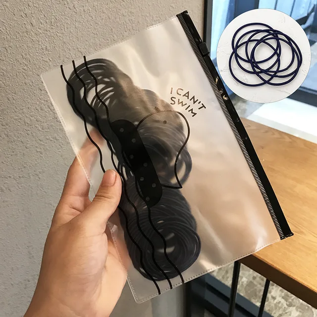 50pcs/100pcs/bag Hair Accessories Women Rubber Bands Scrunchies Elastic Hair Bands Girls Headband Decorations Ties Gum for Hair Black-Tibetan100pcs