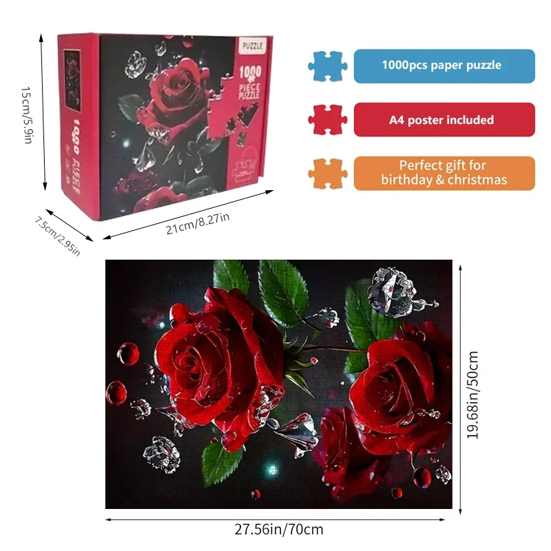 Rose Flower Jigsaw Puzzle 2
