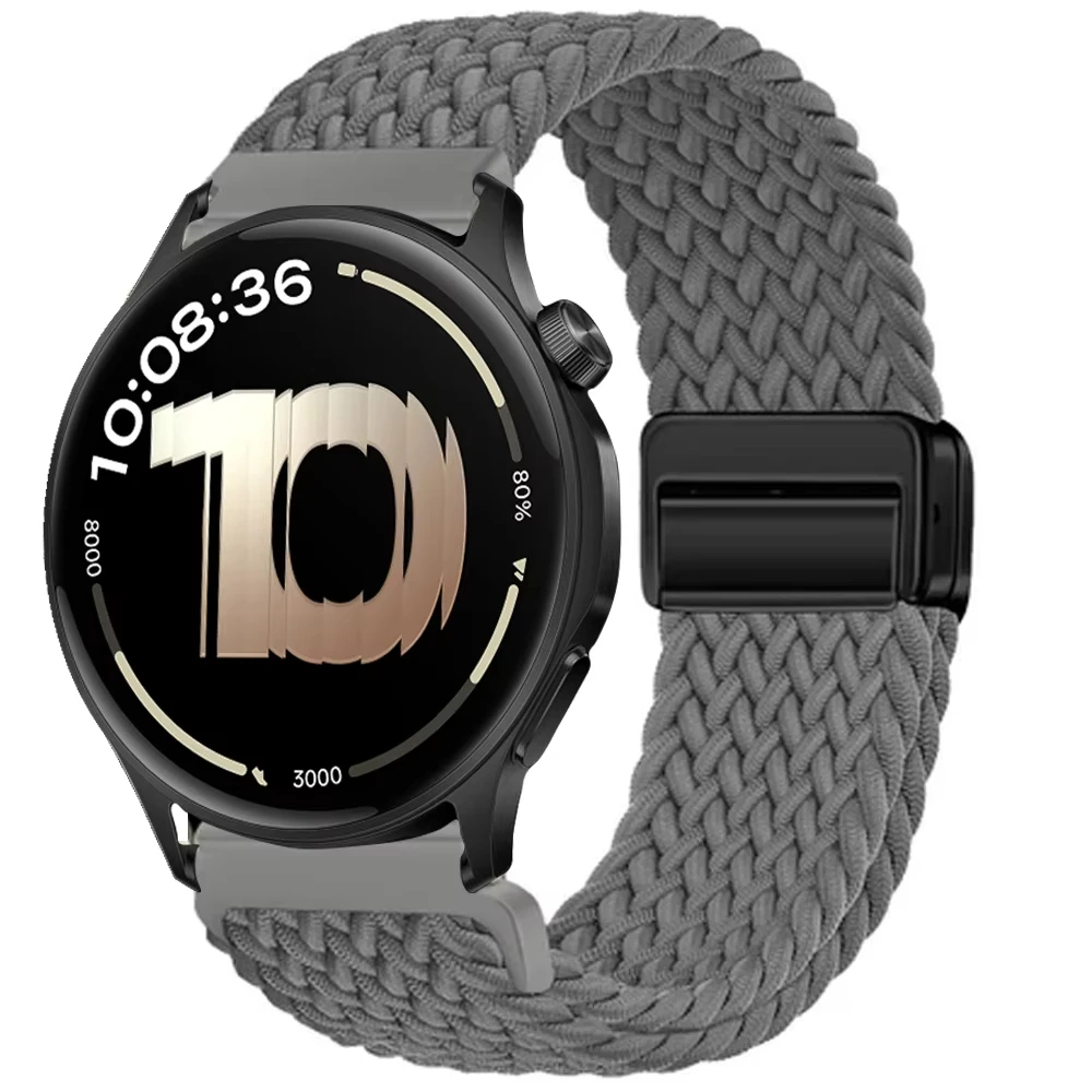 Premium Elastic Magnetic Braided Smartwatch Band and Bracelet Strap