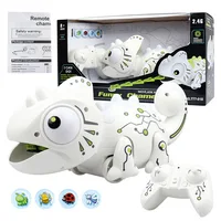 Toys RC Animal Model Electric Pets Robot lizard Remote Control Roar Walking LED Light Funny Novelty Boys Gifts Toys For Children 1